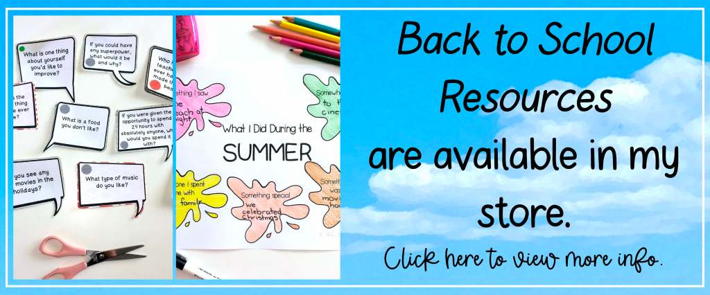 Back to School Resources
